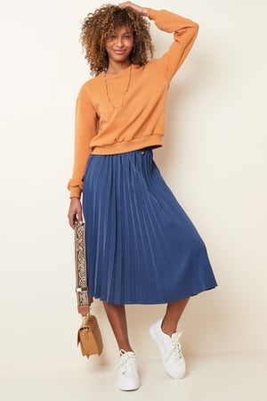 Falda plisada Morado S h5 Imagen3